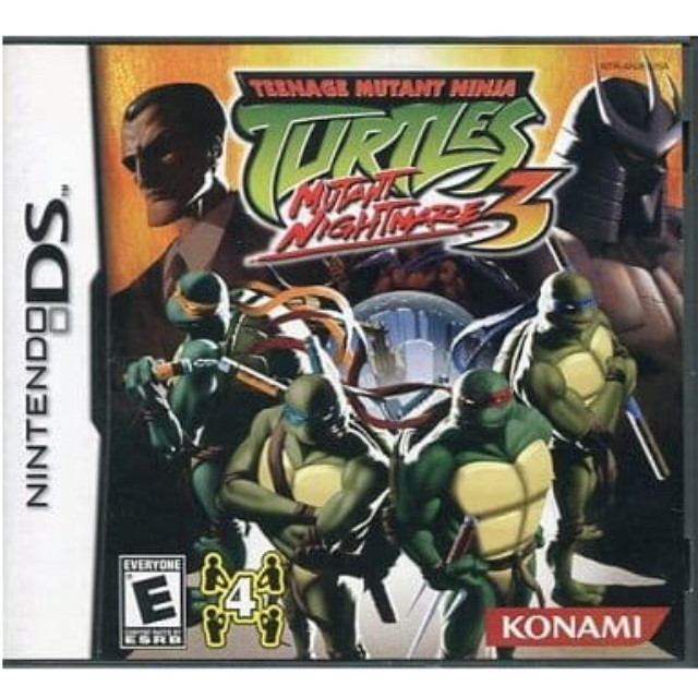 [NDS] Teenage Mutant Ninja Turtles 3: Mutant Nightmare(ティーンエイジ・ミュータント・ニンジャ・タートルズ3:ミュータント・ナイトメア) 北米版 コナミ(NTR-ANJE)