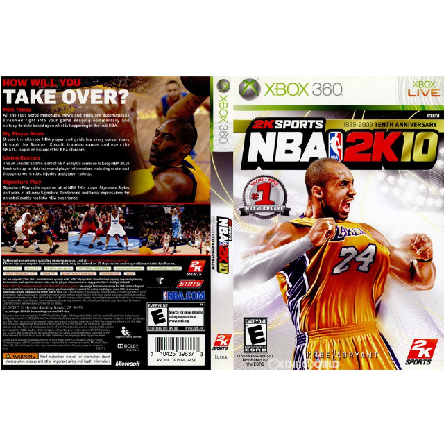 [Xbox360]NBA 2K10 北米版(スリーブパッケージ)