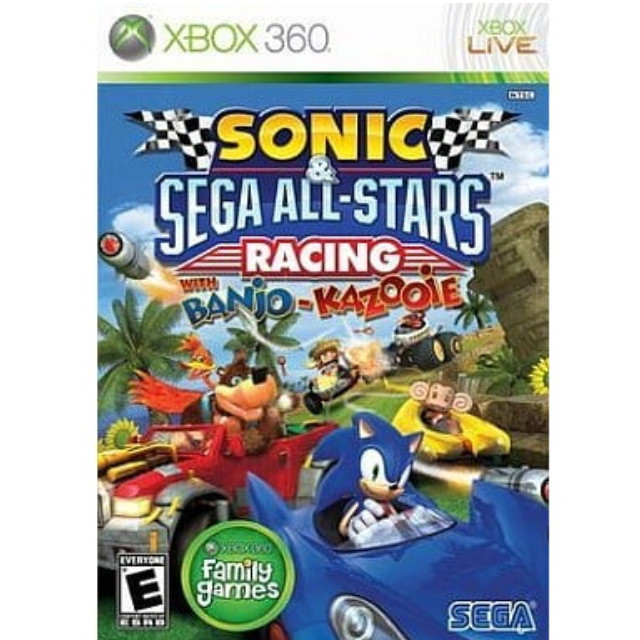 [Xbox360] SONIC&SEGA ALL-STARS RACING WITH BANJO-KAZOOIE(ソニック&セガ オールスターズ レーシング ウィズ バンジョー カズーイ) 北米版 セガ