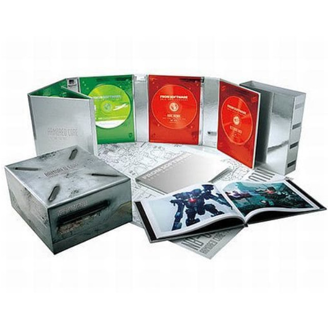 [PS2]アーマード・コア　マシンサイドボックス(1・2・3・ラストレイヴン・DVD・ビジュアルブック同梱)