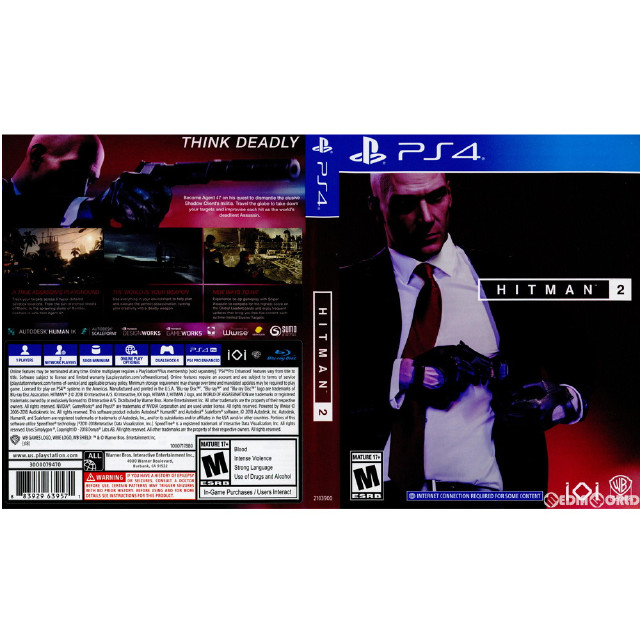 [PS4]HITMAN2(ヒットマン2)(北米版)(2103900)