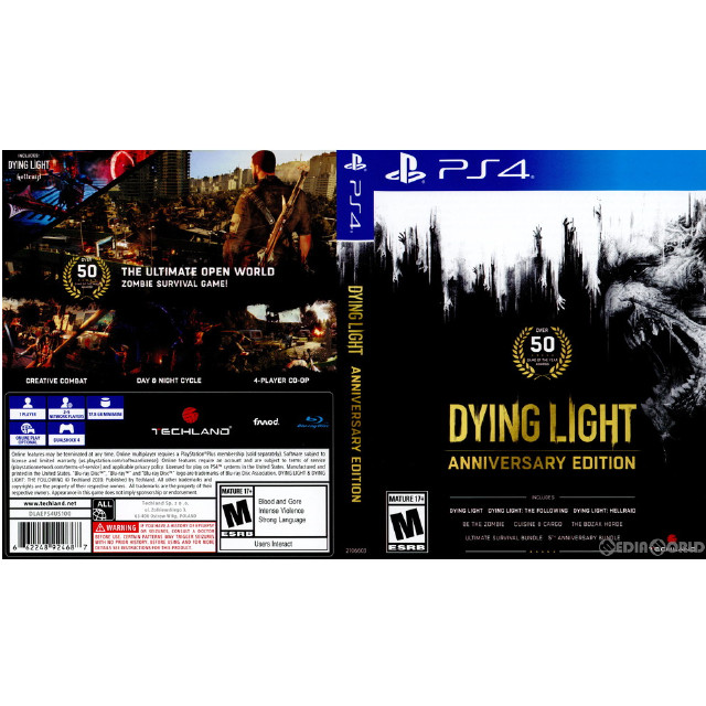[PS4]DYING LIGHT ANNIVERSARY EDITION(ダイイングライト アニバーサリーエディション) 北米版(2106603)