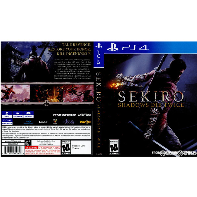 [PS4]SEKIRO: SHADOWS DIE TWICE(セキロ シャドウズ ダイ トゥワイス) 北米版(2104550)