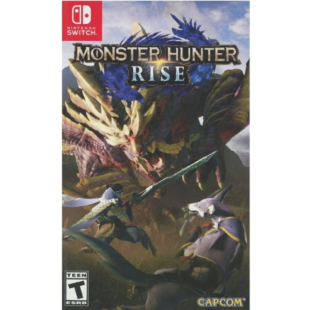 [Switch] MONSTER HUNTER RISE(モンスターハンターライズ) 北米版 カプコン(LA-H-AXSEB)