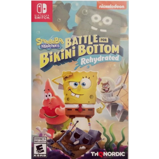 [Switch] SpongeBob SquarePants: Battle for Bikini Bottom Rehydrated(スポンジ・ボブ スクエアパンツ: ビキニボトムの戦い 水分補給) 北米版 THQ Nordic(LA-H-AWXEA)