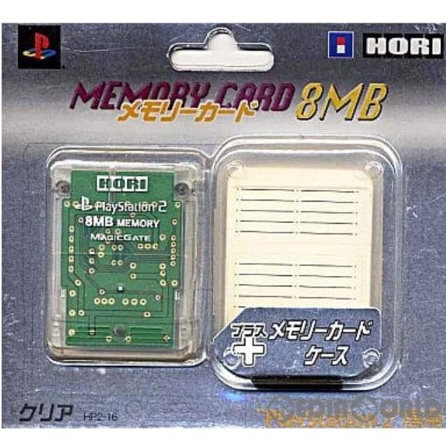 [OPT]メモリーカード 8MB ホリ　クリア(PS2)