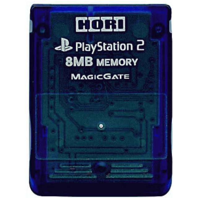 [OPT]メモリーカード 8MB ホリ　クリアブルー(PS2)