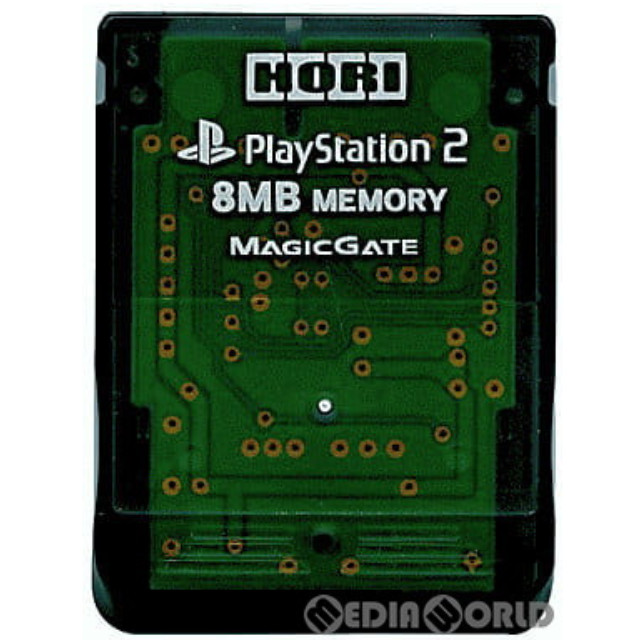 [OPT]メモリーカード 8MB ホリ　クリアグレー(PS2)