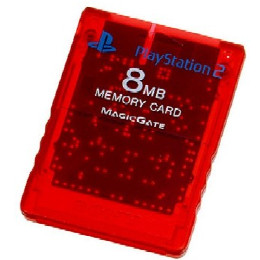 [OPT]メモリーカード8MB　クリムゾンレッド　ソニー(PS2)(SCPH-10020R)