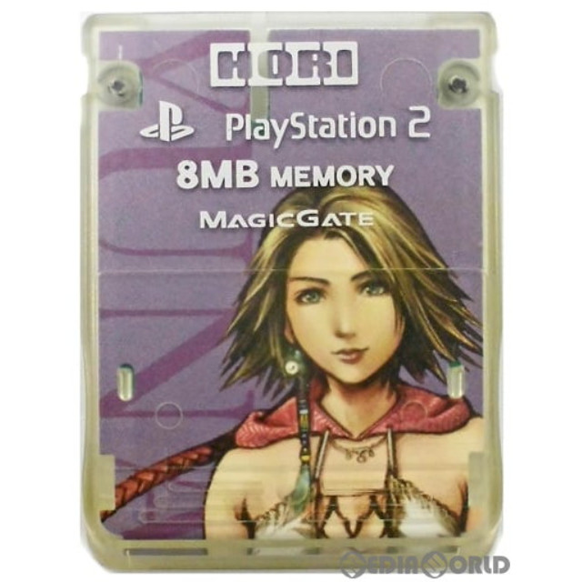 [OPT]メモリーカード８ＭＢ ホリ　ファイナルファンタジー-２　ユウナバージョン(PS2)