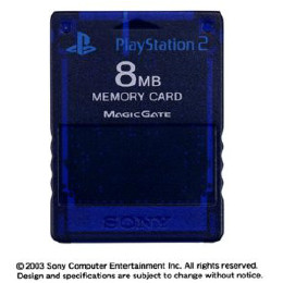 [OPT]メモリーカード8MB　ミッドナイト・ブルー　ソニー(PS2)(SCPH-10020MB)