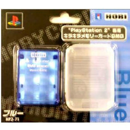 [OPT]キラキラメモリーカード8MB ホリ　ブルー(PS2)