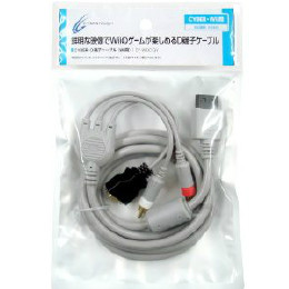 [OPT]CYBER・D端子ケーブル Wii用 サイバーガジェット(CY-WIAV-DY)(20070607)