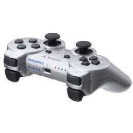 [OPT]ワイヤレスコントローラー DUALSHOCK3(デュアルショック3) サテン・シルバー SCE(CECH-ZC2JSS)