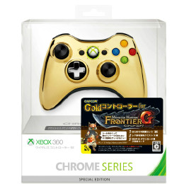 [OPT]Xbox360用ワイヤレスコントローラー SE　クローム ゴールド　マイクロソフト