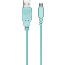 [OPT]CYBER・USB充電ケーブル (3DS/3DS LL用)　ミントグリーン　サイバーガジェット(CY-3DSUSSC-MG)