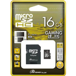 [OPT]microSD 16GB(SDカードアダプタ付)　アンサー(ANS-MSD16GB)