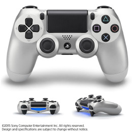 [PS4]ワイヤレスコントローラー デュアルショック4(DUALSHOCK4) シルバー SCE(CUH-ZCT1J07)