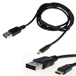 [PS4]リバーシブルmicroUSBケーブル(PSVita2000/PS4/スマートフォン/各機種用) 2M コロンバスサークル(CC-MLRM2-BK)