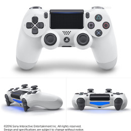 [PS4]ワイヤレスコントローラー デュアルショック4(DUALSHOCK4) グレイシャー・ホワイト SIE(CUH-ZCT2J13)