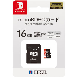 [Switch]マイクロSDカード 16GB for Nintendo Switch(ニンテンドースイッチ) HORI (NSW-042)