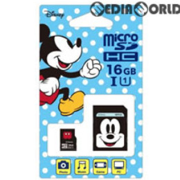 [Switch]ディズニーmicroSDカード アダプターセット 16GB ミッキー サイバーガジェット(EU-MSD16-MM)