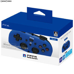 [PS4]ワイヤードコントローラーライト for PlayStation4 ブルー HORI(PS4-100)