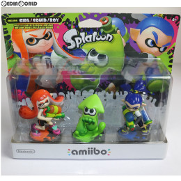 [Switch]Splatoon 3-pack amiibo(アミーボ トリプルセット[ガール/イカ/ボーイ](スプラトゥーンシリーズ)(北米版) Nintendo(NVL-E-AE3A-USZ)