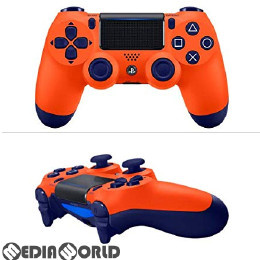 [PS4]ゲオ限定 ワイヤレスコントローラー デュアルショック4(DUALSHOCK4) サンセット・オレンジ(CUH-ZCT2JZH)