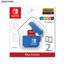 [Switch]CARD POD for Nintendo Switch(カードポッド フォー ニンテンドースイッチ) ブルー キーズファクトリー(CPS-001-1)