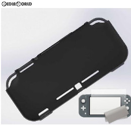 [Switch]Switch Lite用(スイッチライト用) スターティングセット・ソフトカバー ブラック カンパーニュ(CP-3SSLC1/B)
