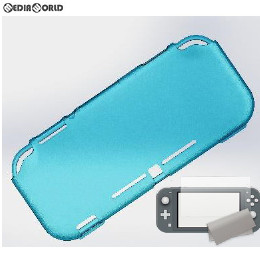 [Switch]Switch Lite用(スイッチライト用) スターティングセット・ソフトカバー ターコイズブルー カンパーニュ(CP-3SSLC1/A)