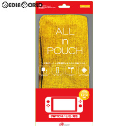 [Switch]Switch/Switch Lite用(スイッチ/スイッチライト用) ALL in POUCH(イエロー) アンサー(ANS-SW008YE)