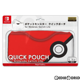 [Switch](任天堂ライセンス商品)ポケットモンスター クイックポーチ for Nintendo Switch Lite(ニンテンドースイッチライト) モンスターボール キーズファクトリー(CQP-101-1)
