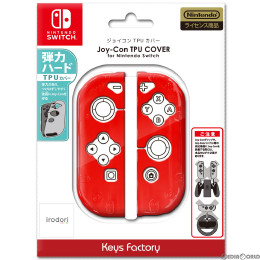 [Switch]Joy-Con TPU COVER for Nintendo Switch(ジョイコン TPUカバー for ニンテンドースイッチ) レッド 任天堂ライセンス商品 キーズファクトリー(NJT-001-7)