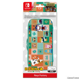 [Switch]SLIM HARD CASE COLLECTION for Nintendo Switch Lite(スリムハードケース コレクション フォー ニンテンドースイッチライト) どうぶつの森 任天堂ライセンス商品 キーズファクトリー(CSH-101-1)