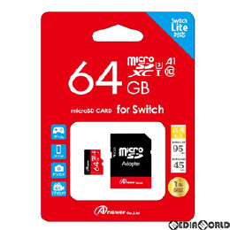 [Switch](再販)Switch/Switch Lite用(スイッチ/スイッチライト用)  MicroSDHC64GB(SDカードアダプター付き) アンサー(ANS-MSDHC64G)