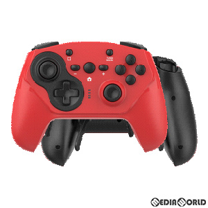 [Switch]CYBER・ジャイロコントローラー PRO 無線タイプ(SWITCH用)(スイッチ用) レッド×ブラック サイバーガジェット(CY-NSGPWL-REBK)