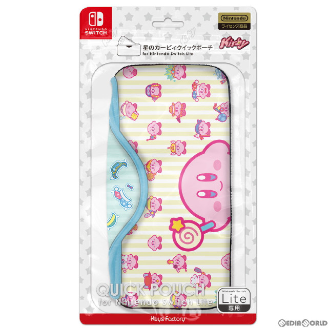 [Switch]星のカービィ クイックポーチ for Nintendo Switch Lite(ニンテンドースイッチライト) CLOSET 任天堂ライセンス商品 キーズファクトリー(CQP-102-1)