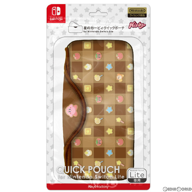 [Switch]星のカービィ クイックポーチ for Nintendo Switch Lite(ニンテンドースイッチライト) SWEETS 任天堂ライセンス商品 キーズファクトリー(CQP-102-2)