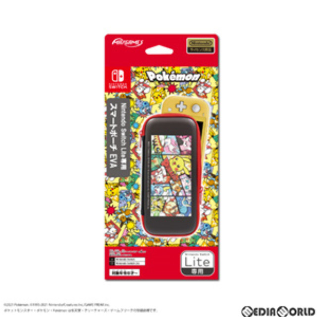 [Switch]Nintendo Switch Lite 専用(ニンテンドースイッチライト専用) スマートポーチEVA ポケットモンスター コミック 任天堂ライセンス商品 マックスゲームズ(HROP-02PMC)