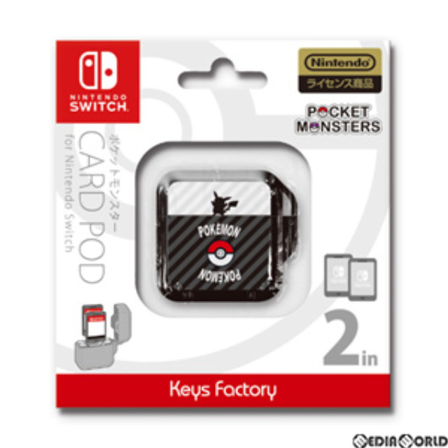 [Switch]ポケットモンスター カードポッド for Nintendo Switch(for ニンテンドースイッチ) Type-B 任天堂ライセンス商品 キーズファクトリー(CCP-007-2)
