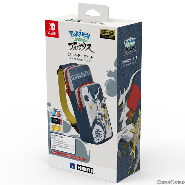 [Switch]ポケットモンスター ショルダーポーチ for Nintendo Switch Pok&#233;mon LEGENDS(ニンテンドースイッチ ポケモンレジェンズ) アルセウス 任天堂ライセンス商品 HORI(NSW-380)