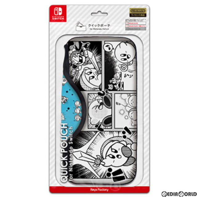 [Switch]星のカービィ クイックポーチ for Nintendo Switch(ニンテンドースイッチ) カービィのコミック・パニック 任天堂ライセンス商品 キーズファクトリー(CQP-013-2)