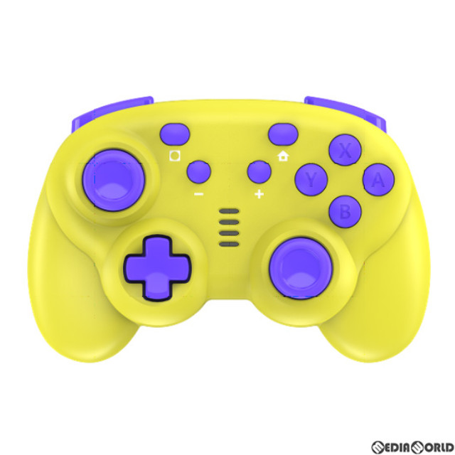 [Switch] CYBER・ジャイロコントローラー ミニ 無線タイプ(SWITCH用)(スイッチ用) イエロー×パープル サイバーガジェット(CY-NSGYCMB-YP)