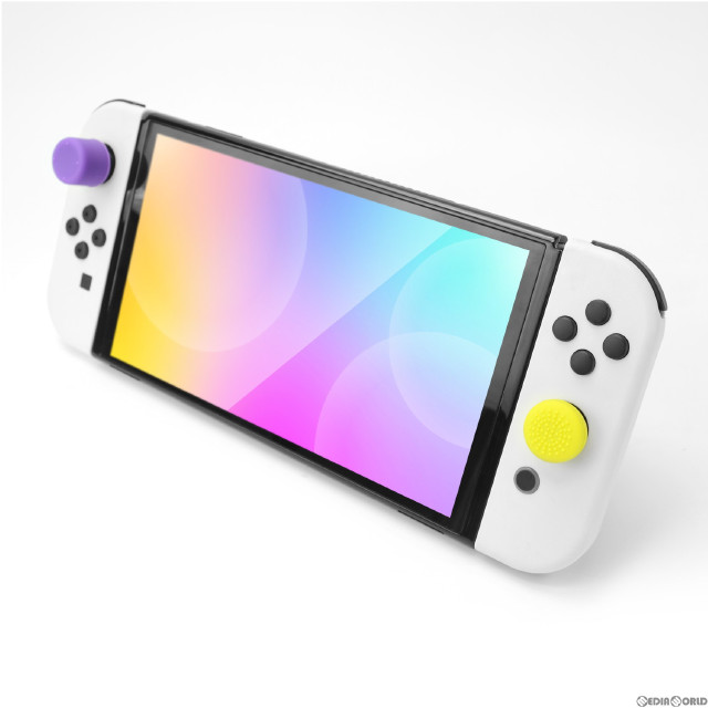 [Switch]エクストラパッドSW イエロー×パープル ゲームテック(SWF2449)