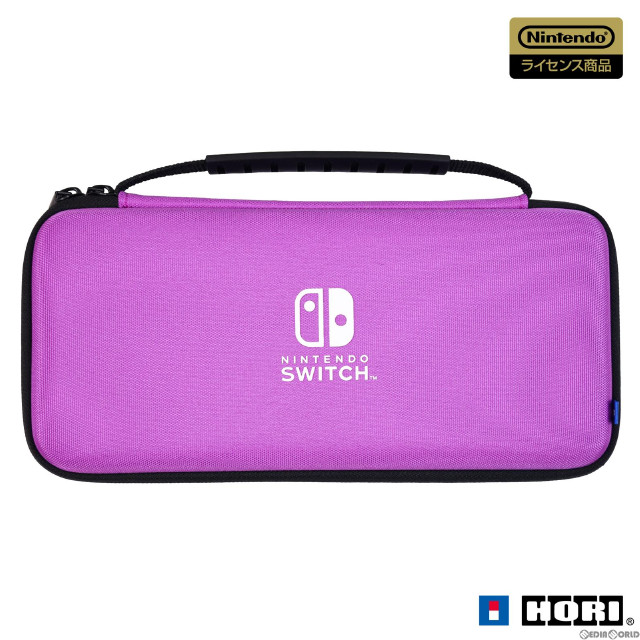 [Switch]スリムハードポーチ プラス for Nintendo Switch(ニンテンドースイッチ) パープル 任天堂ライセンス商品 HORI(NSW-824)