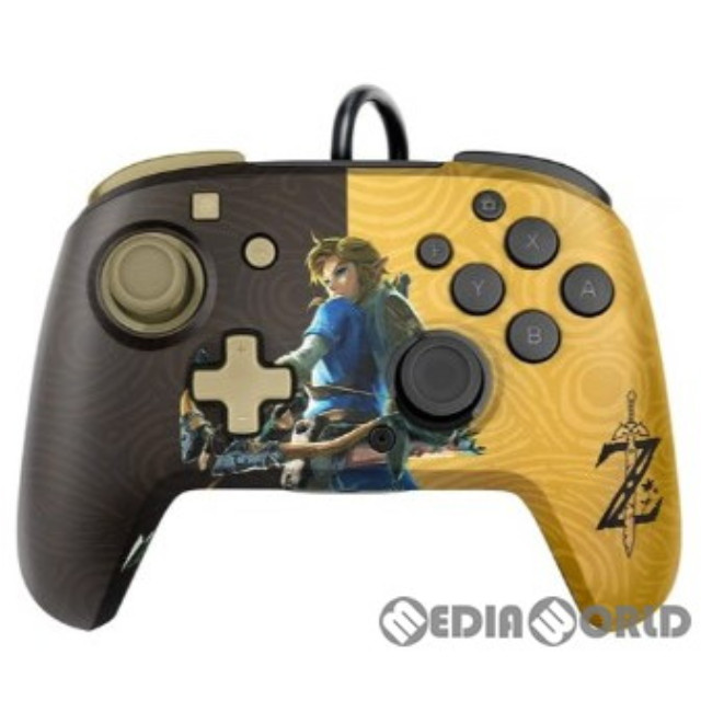 [Switch]Gaming Faceoff Deluxe+ Wired Switch Pro Controller Zelda: Breath of the Wild ニンテンドー スイッチ プロ コントローラー ゼルダの伝説 ブレス オブ ザ ワイルド