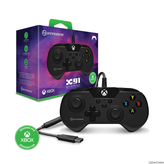 [XboxX/S]X91 有線コントローラー Black(ブラック) Hyperkin(M02628-BK)