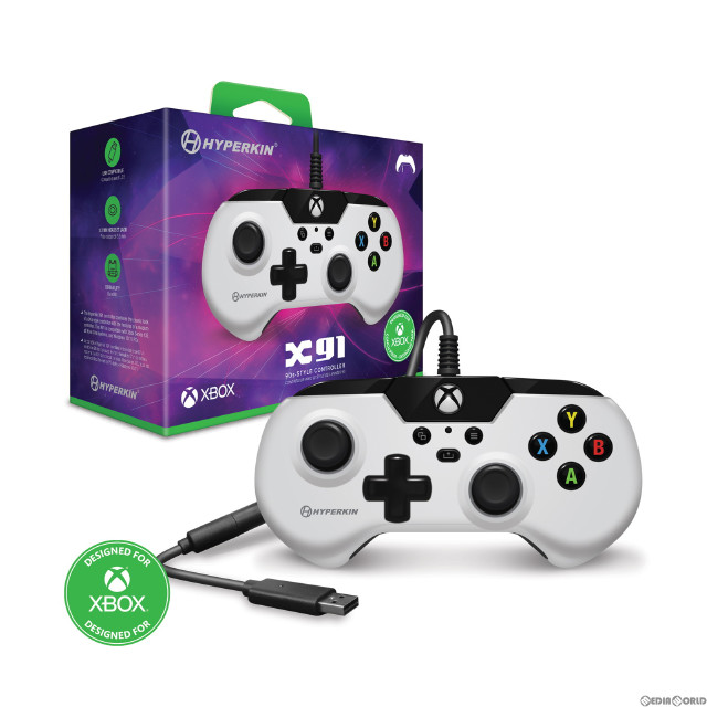 [XboxX/S]X91 有線コントローラー White(ホワイト) Hyperkin(M02628-WH)